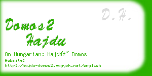 domos2 hajdu business card